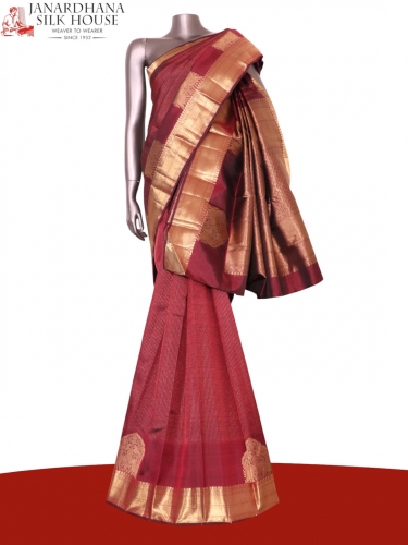 Pure Handloom Kanjeevaram Silk Saree